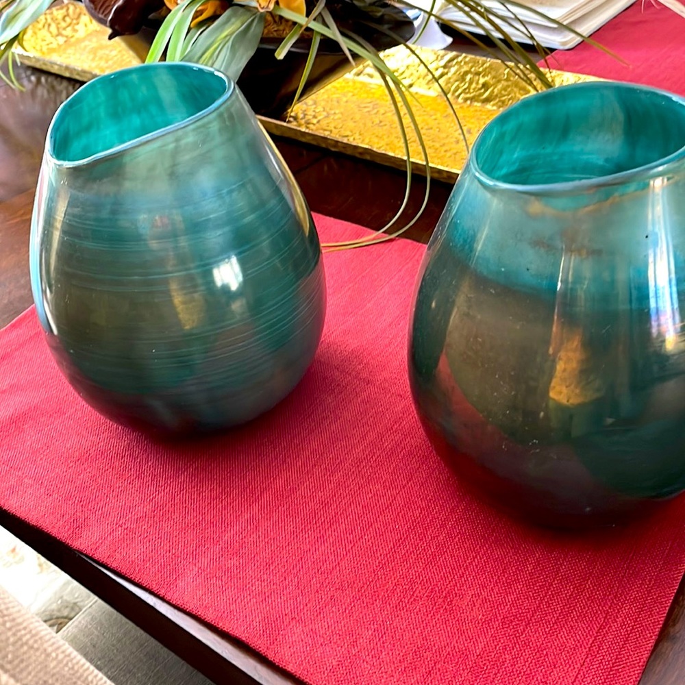 west elm brand new vases. Set of two. Original price $39 each. Great decor.